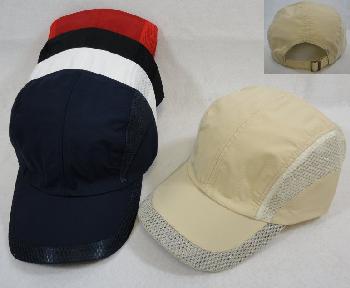 Nylon and Mesh Ball Cap [Solid Colors]